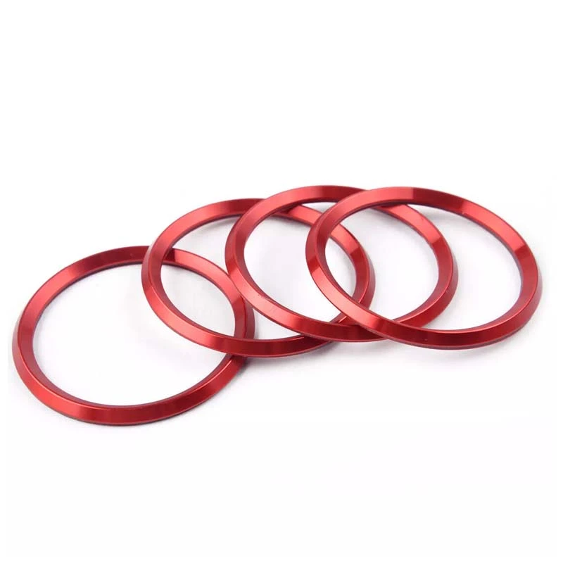 Roter Aluminiumlegierung Hub Center -Ring
